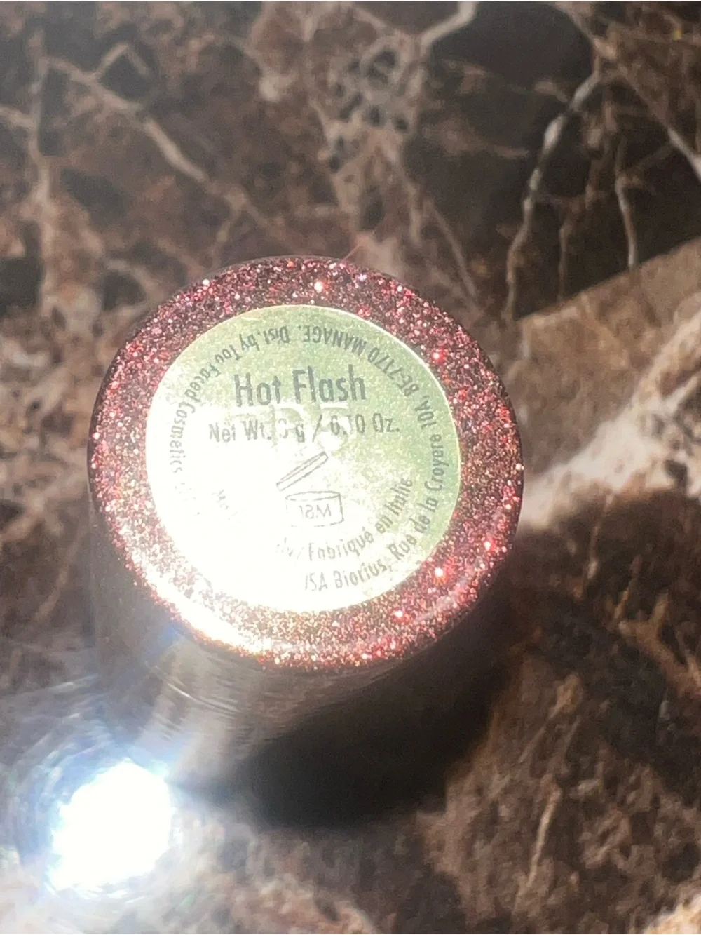 Too Faced Metallic Lipstick - Hot Flash NO BOX